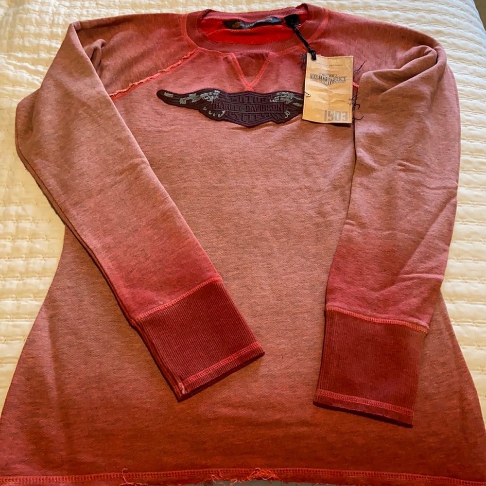 Harley Davidson Distressed Sweatshirt